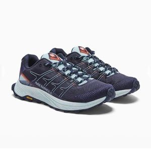 Women’s Navy Merrill Moab Flight Trail Running Shoes